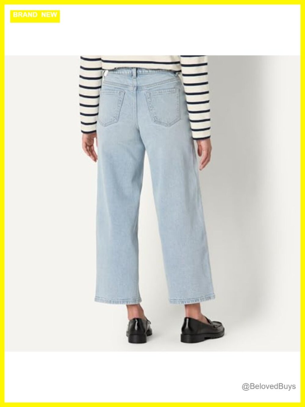 High-Rise Wide Leg Crop Jeans - Picture 4 of 7